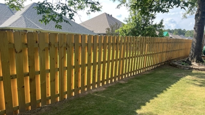 Backyard Privacy Fence Photo